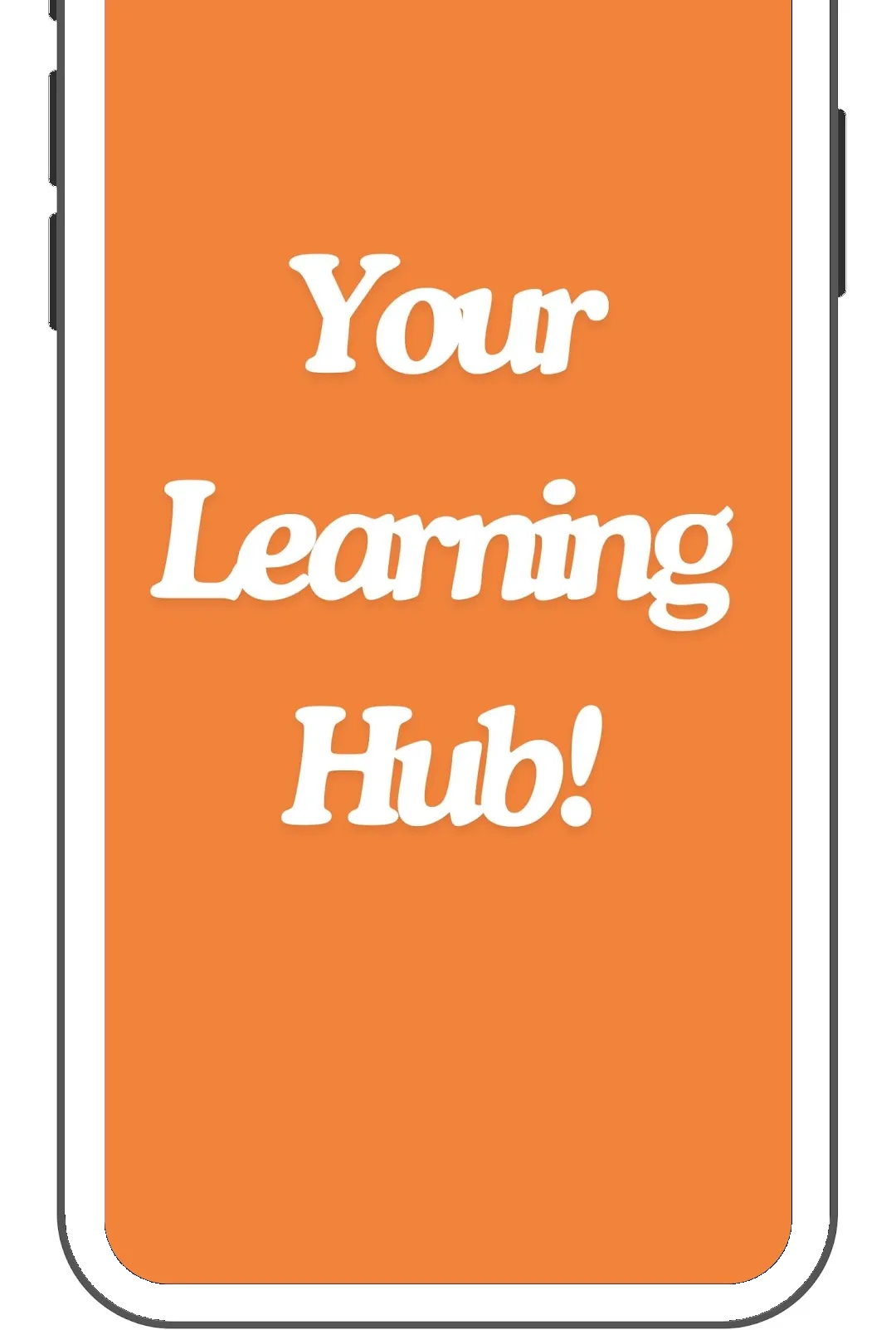 Vaidhya Edu splash screen reading "Your Learning Hub!" in white on orange.